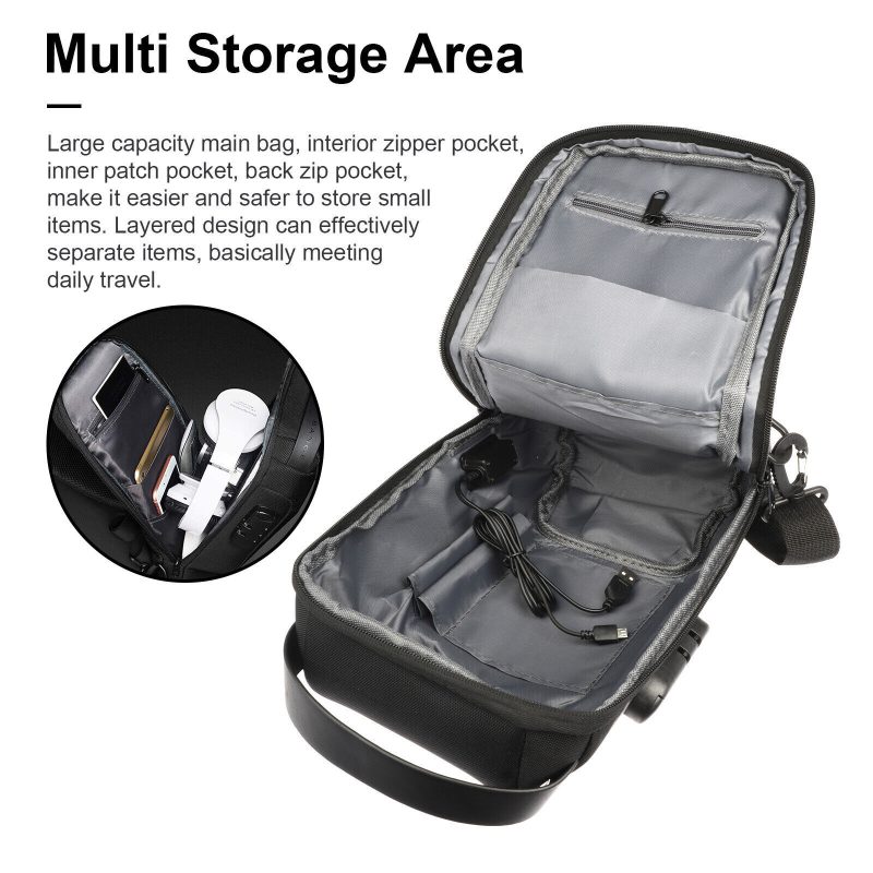 Multifunction Anti-theft Sling Chest Bag - Image 4