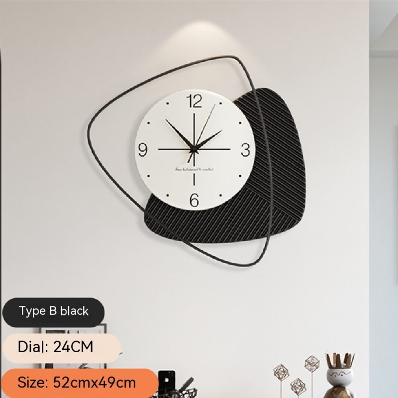 Art Decor Wall Clock Living Room Minimalist Clock - Image 5