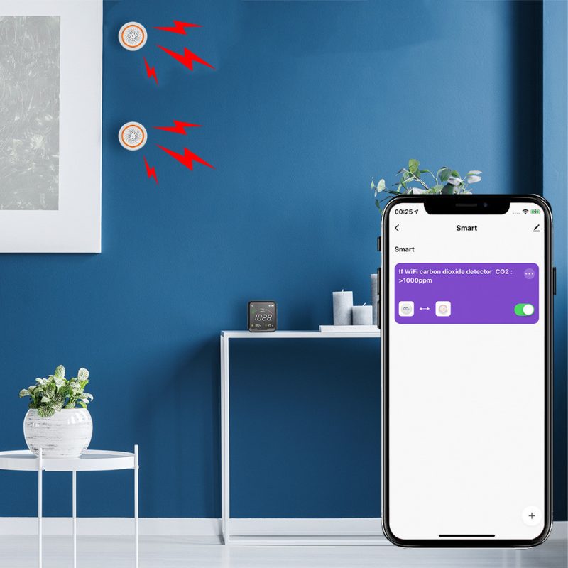 WIFI Smart Home Temperature And Humidity Sensor - Image 4
