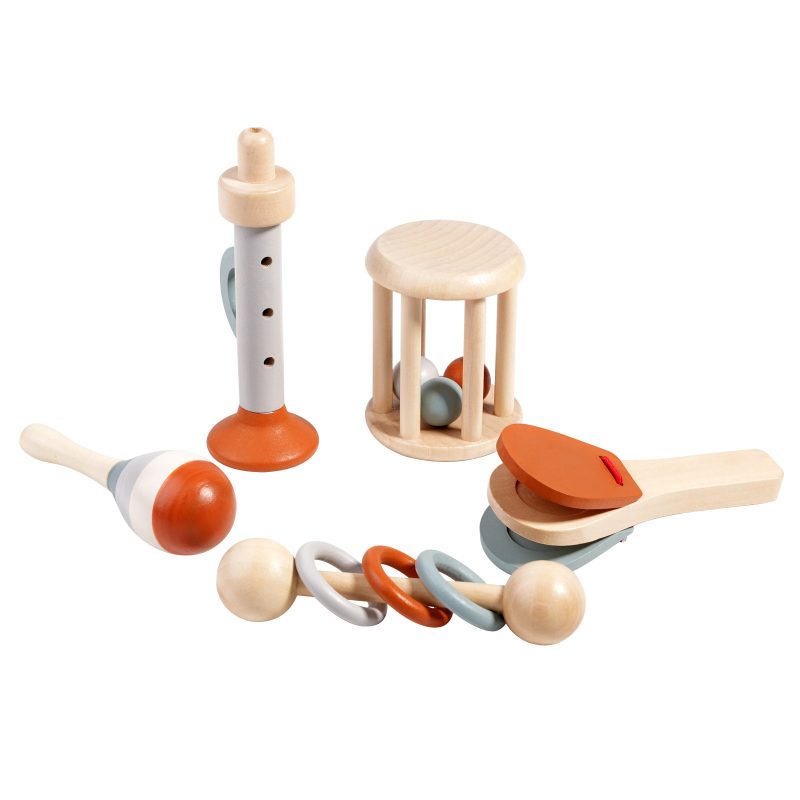 Wooden Cute Baby Rattle Toys - Image 2