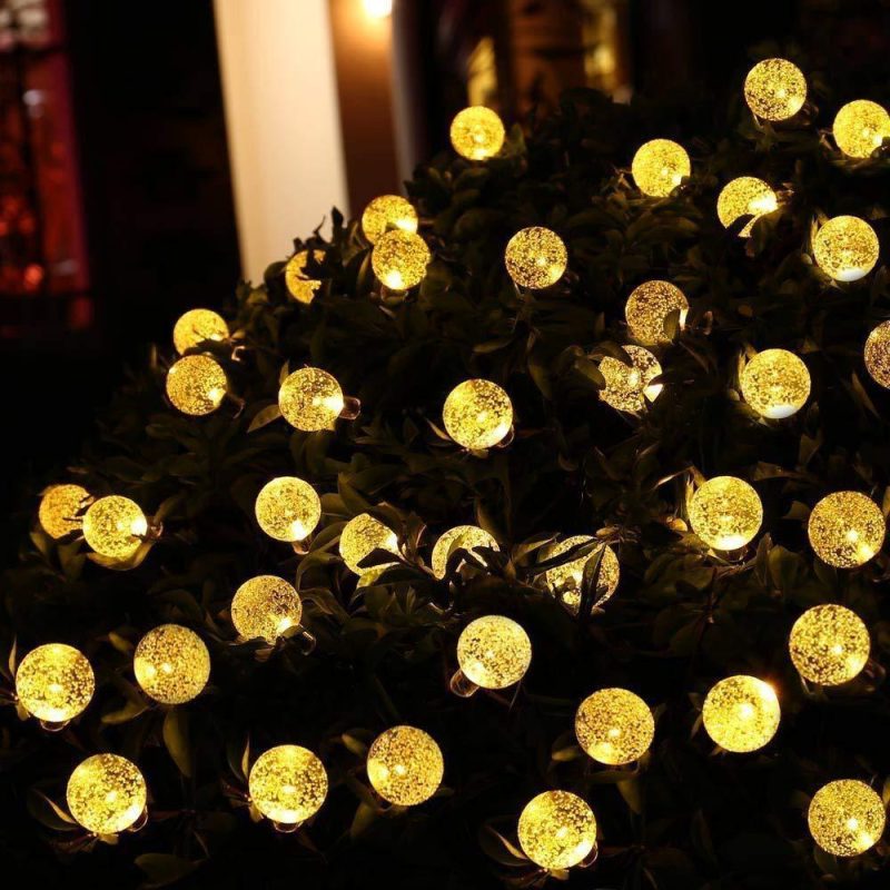 Outdoor LED Solar Bubble Ball Lighting Chain - Image 2