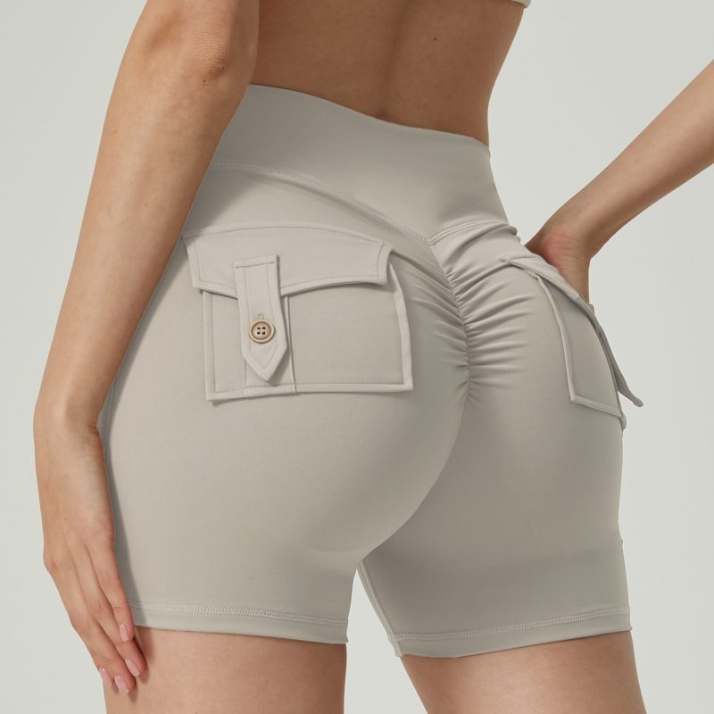 Dual Back Pocket Fitness Shorts - Image 3