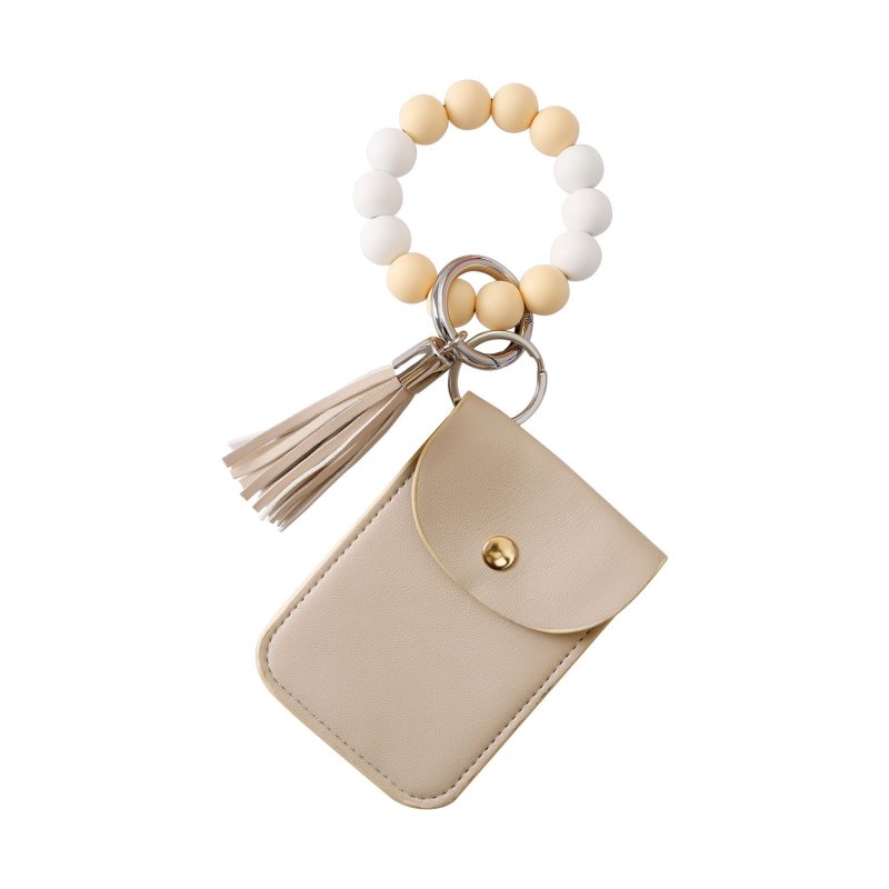 Silicone Bead Wrist Keychain Coin Purse - Image 10
