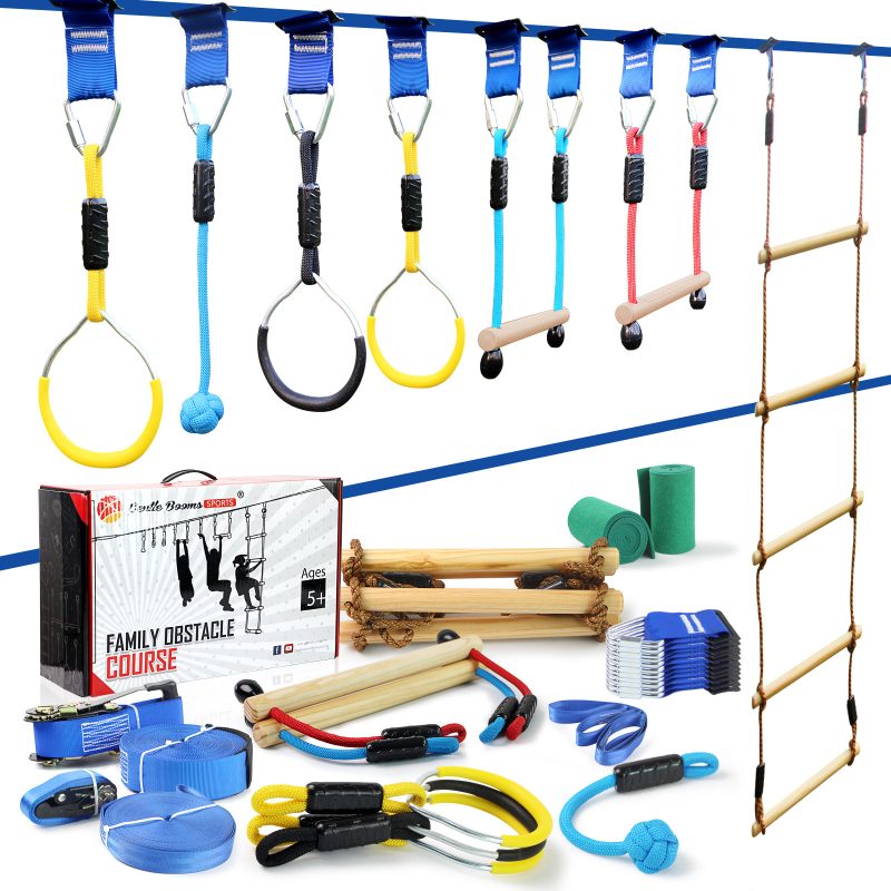 Outdoor Swing Balance Obstacle Course Kit - Image 2