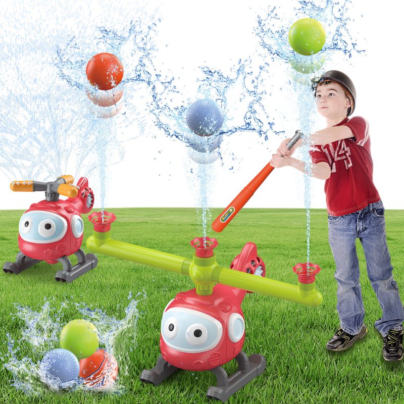4-In-1 Water Helicopter Sprinklers Water Toy
