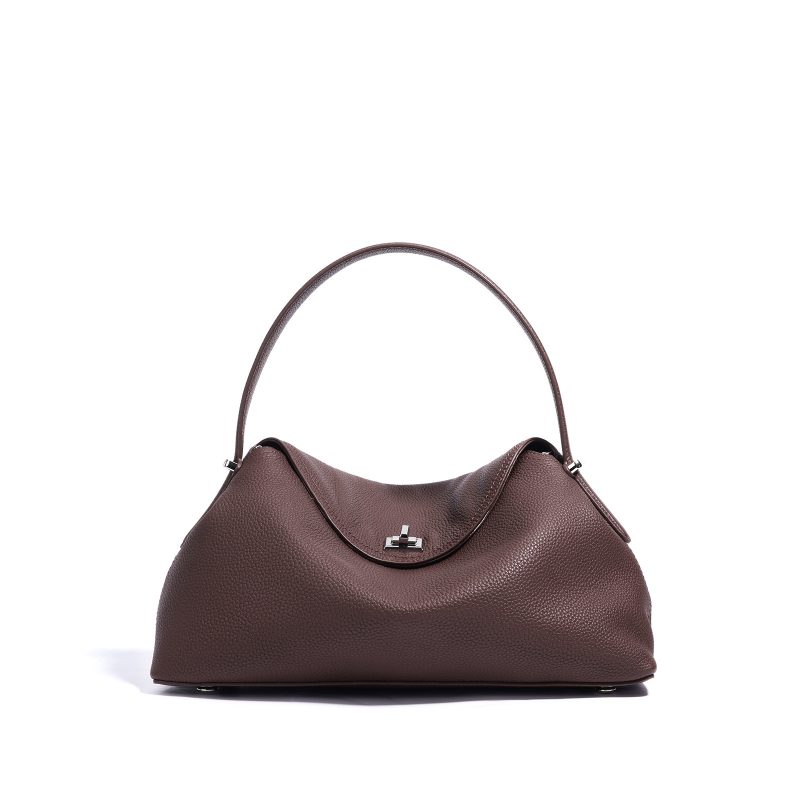 Cowhide Leather Shoulder Messenger Bag - Image 5