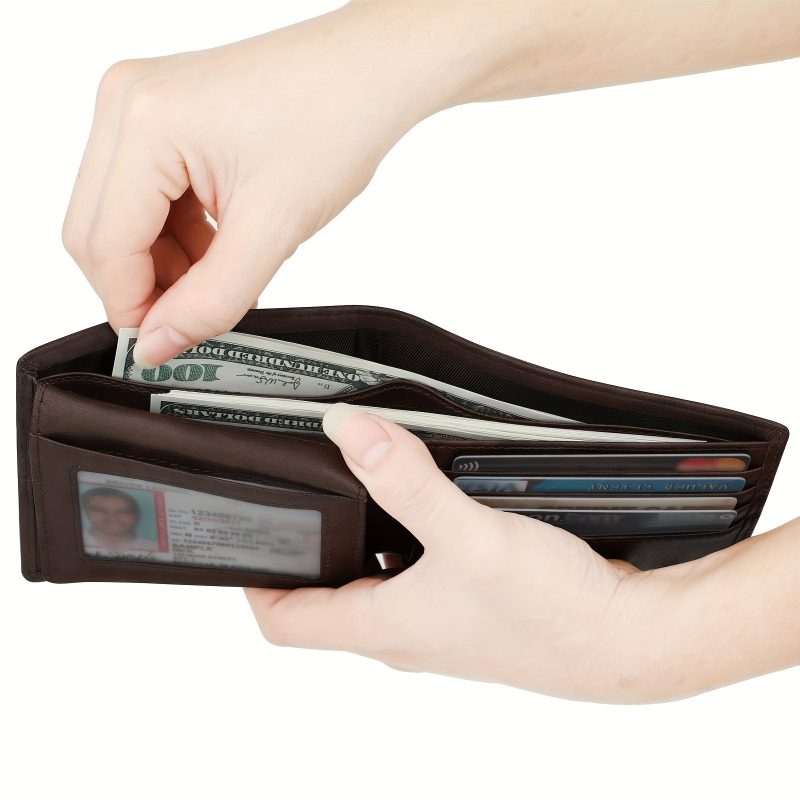 Anti-Theft Swiping Texture Multiple Wallet - Image 2