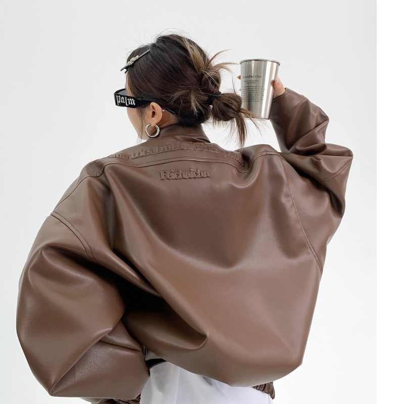 Troniche Steel Stamp Leather Jacket - Image 2