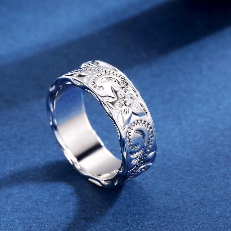 Women Simple 925 Silver Ring - Image 5