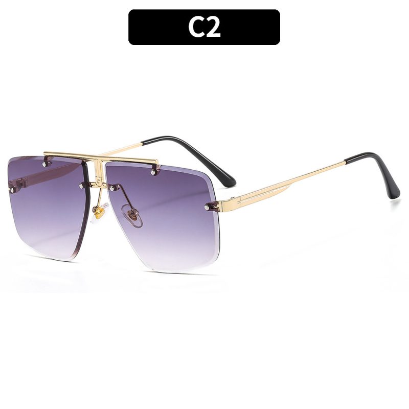 Square Frame Retro Sunglasses - Image 5