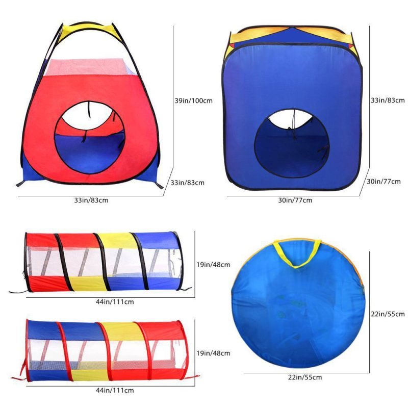 Indoor Ocean Ball Pool Pit Kids Play Tent - Image 2