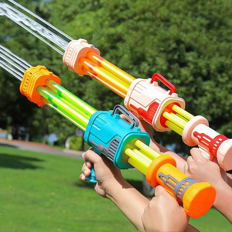 Pullable Children's Water Gun Combat Toy
