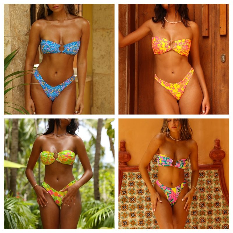 Split Printed Swimsuit - Image 6