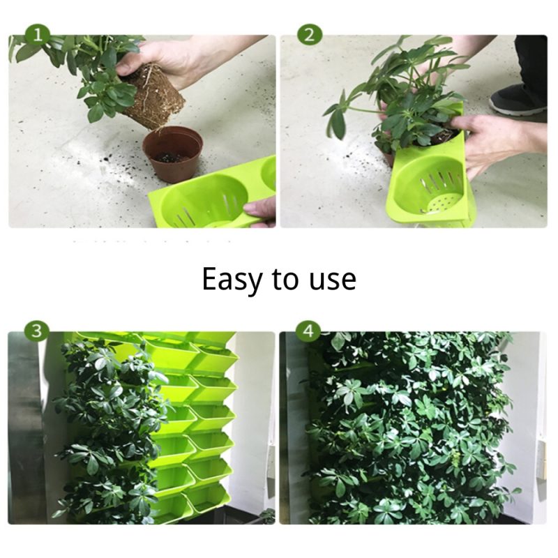 Wall Hanging Vertical Stackable Flower Pot - Image 2
