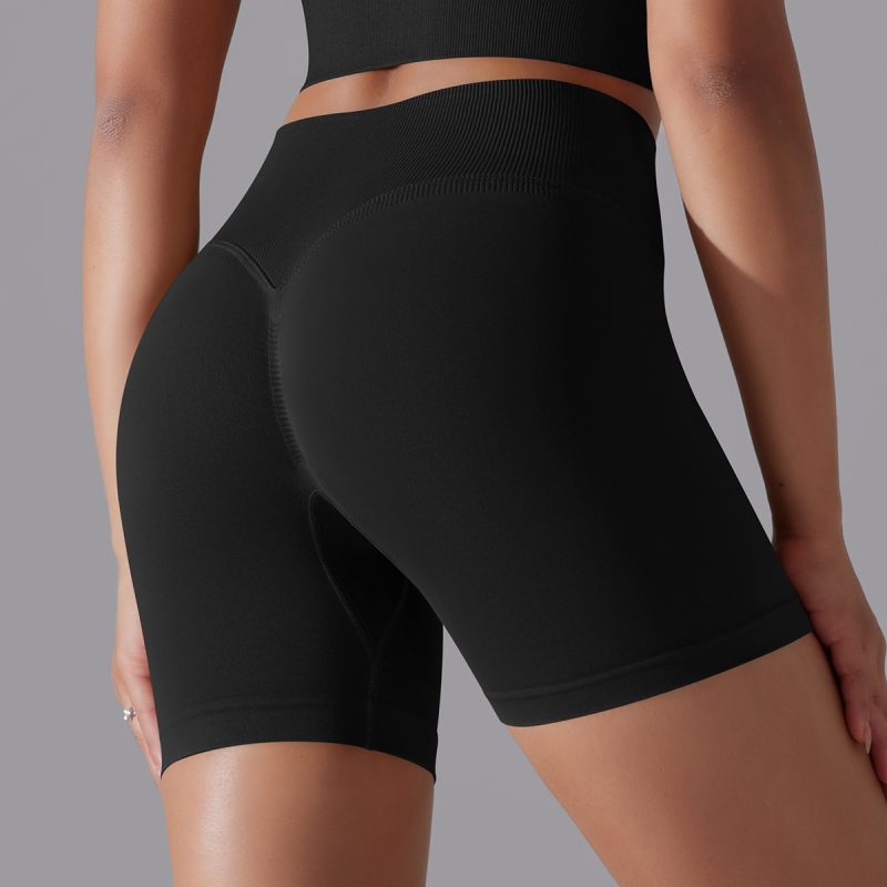 High Elastic Skinny Yoga Shorts - Image 5