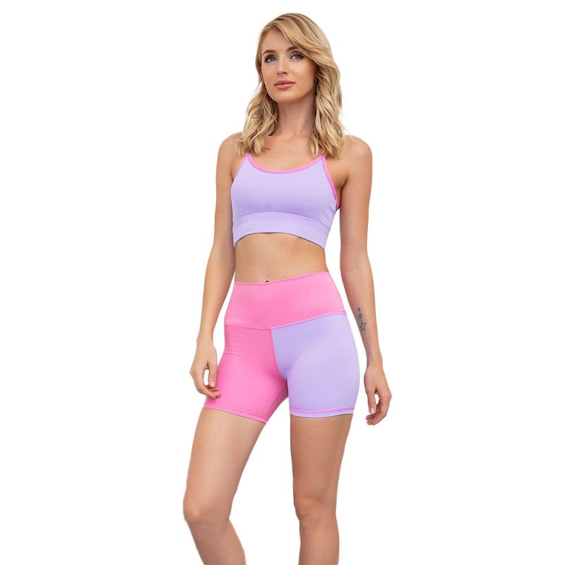 Bubble Shaded Sling Sports Yoga Suit - Image 5