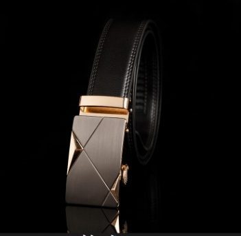 Men's Leather Buckle Belt