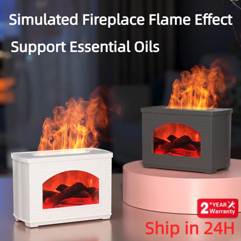 Flame Simulated Fireplace Air Humidifier - Image 4