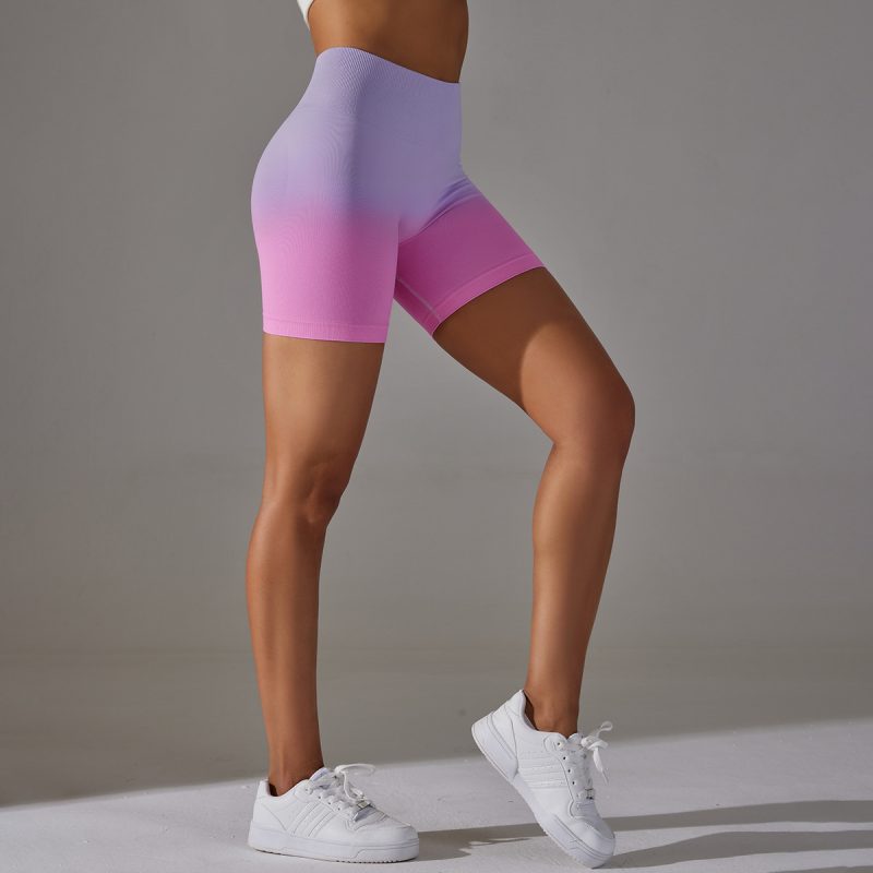High Elastic Gradient Seamless Abdominal Pants - Image 2