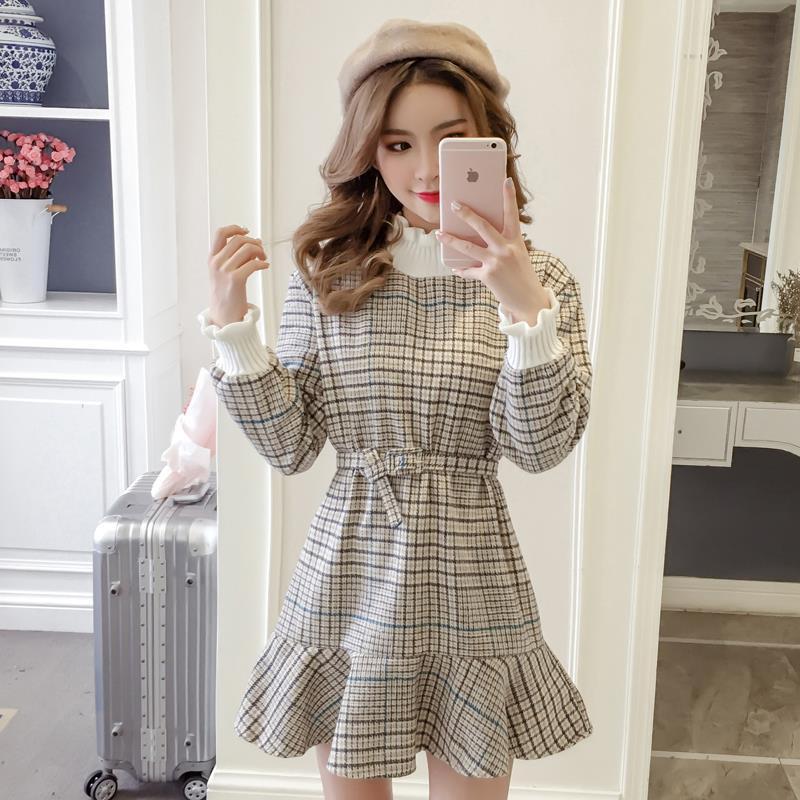 Petite High-Waisted Dress