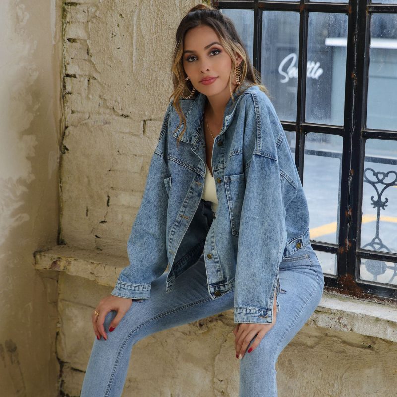 Casual Denim Jacket - Image 4