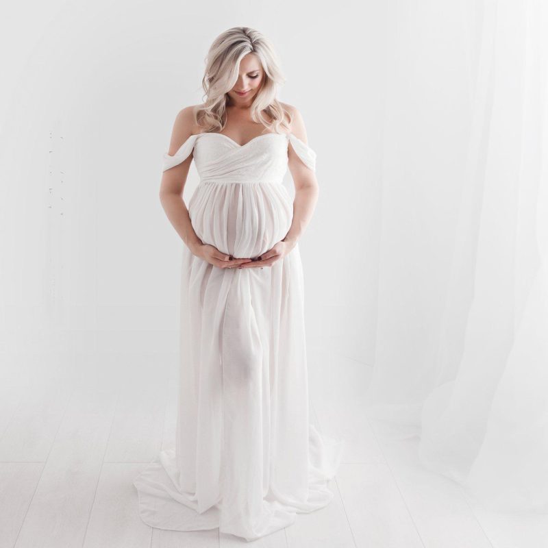 Maternity Photo Long Skirt Dress