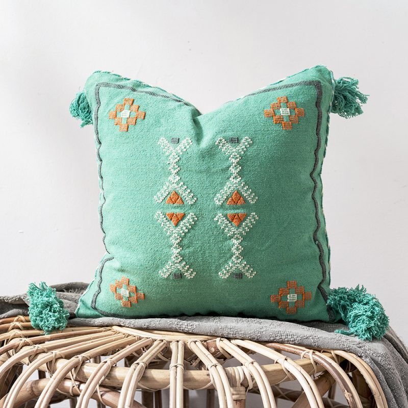 Handmade Moroccan Pillow Cushion - Image 5