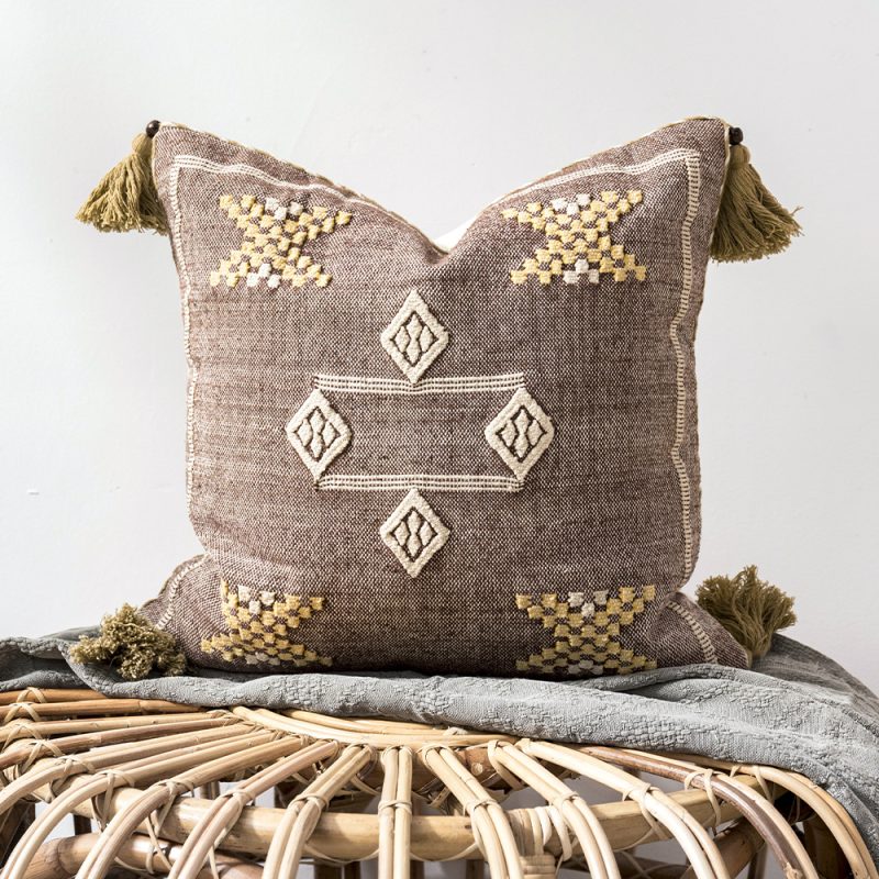 Handmade Moroccan Pillow Cushion - Image 4