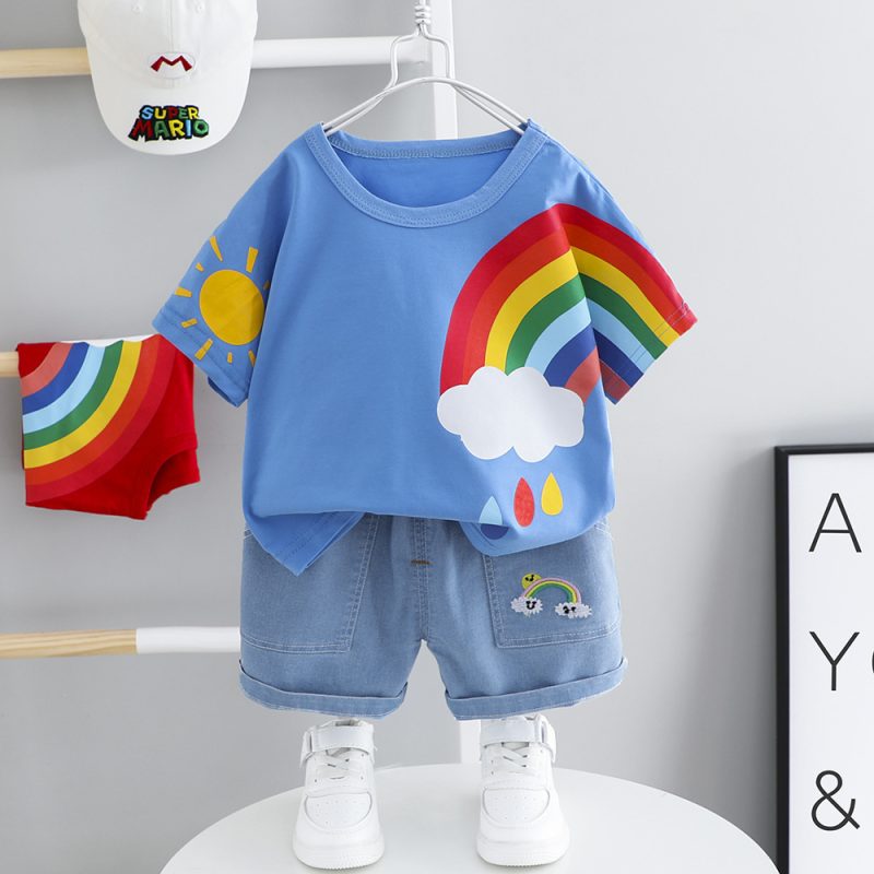 Sun Rainbow Printed Suit - Image 5