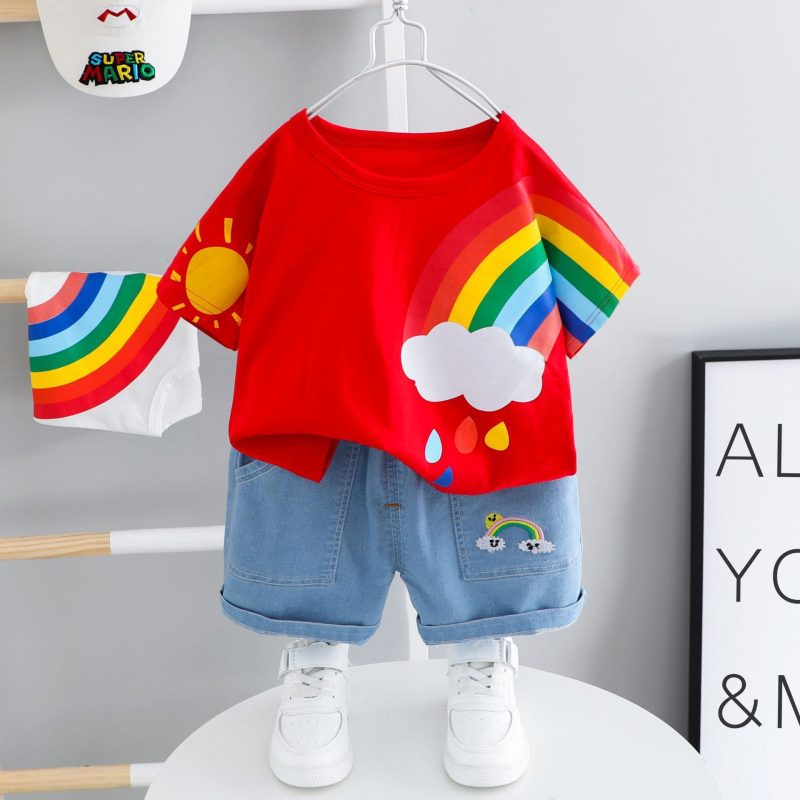 Sun Rainbow Printed Suit - Image 3