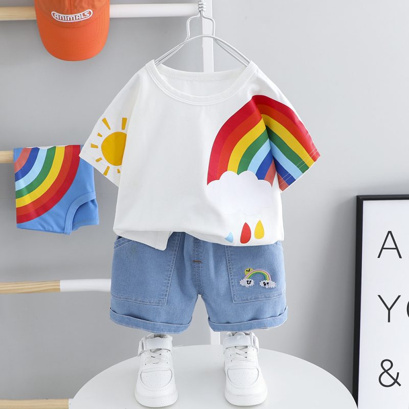 Sun Rainbow Printed Suit - Image 4