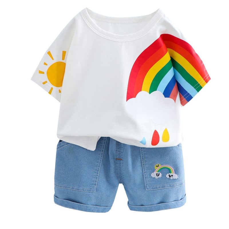 Sun Rainbow Printed Suit - Image 2