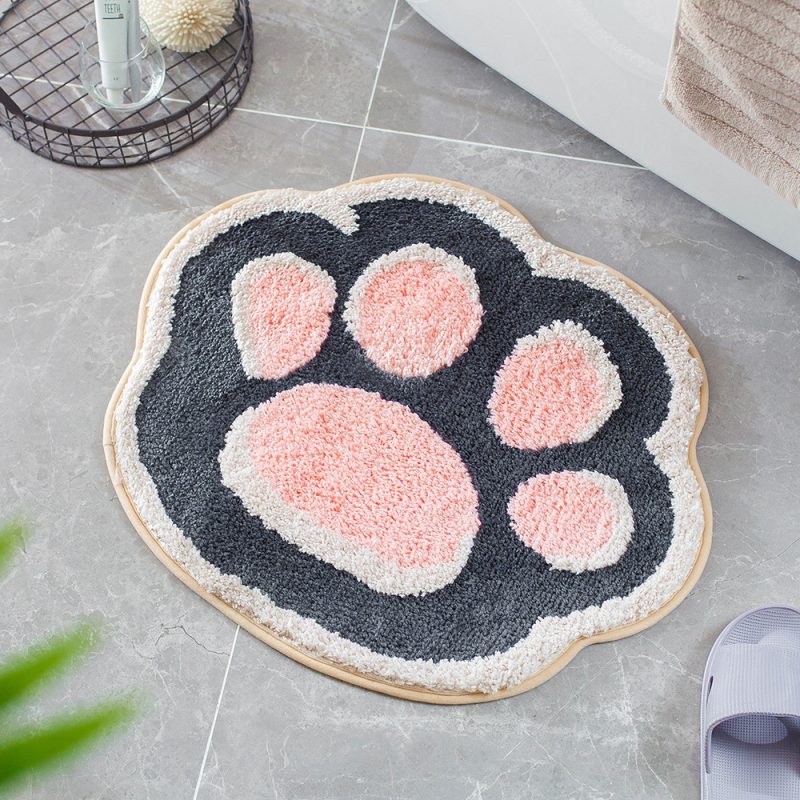 Anti-Slip Absorbent Paw Toilet Door Mat - Image 4