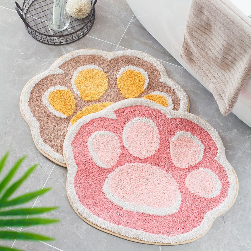 Anti-Slip Absorbent Paw Toilet Door Mat - Image 6