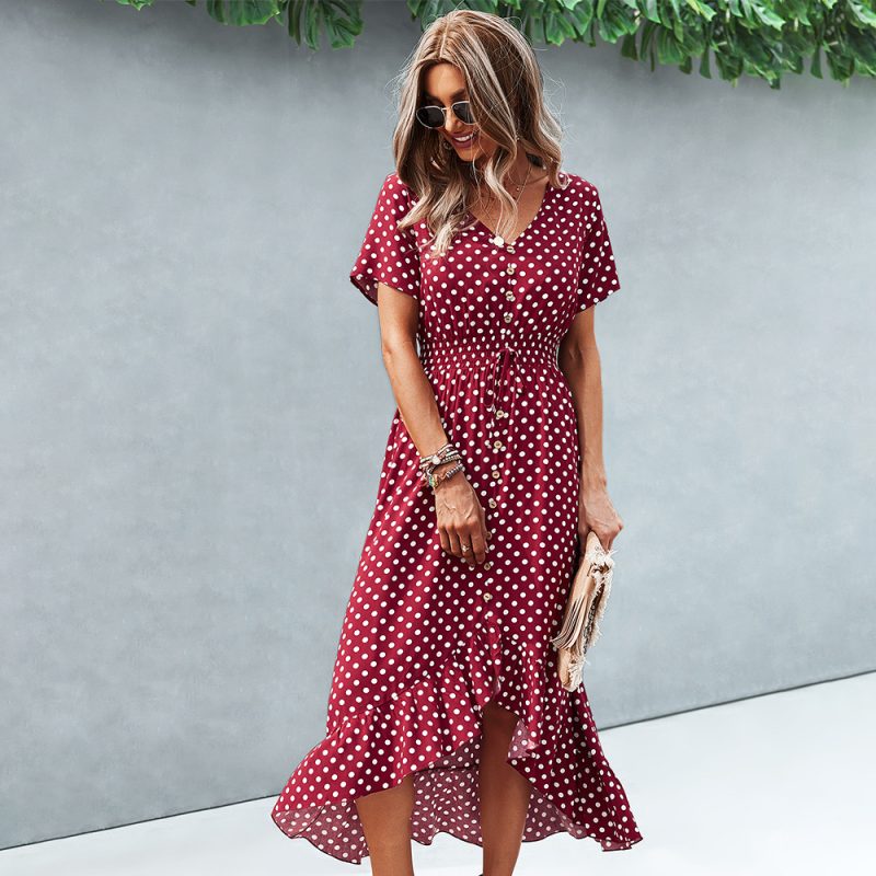 Resort Polka Dot Dress - Image 2
