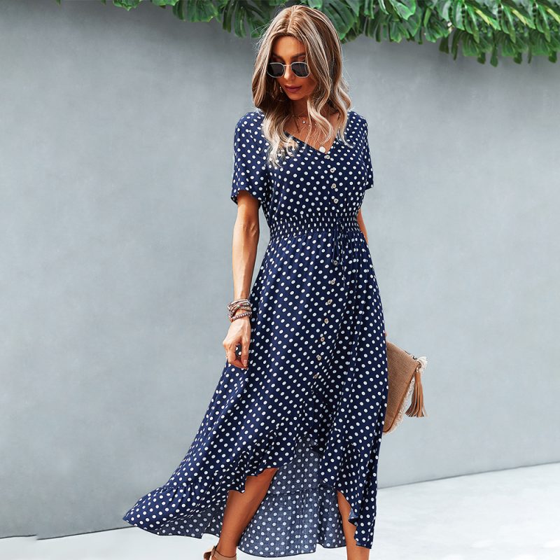 Resort Polka Dot Dress - Image 3