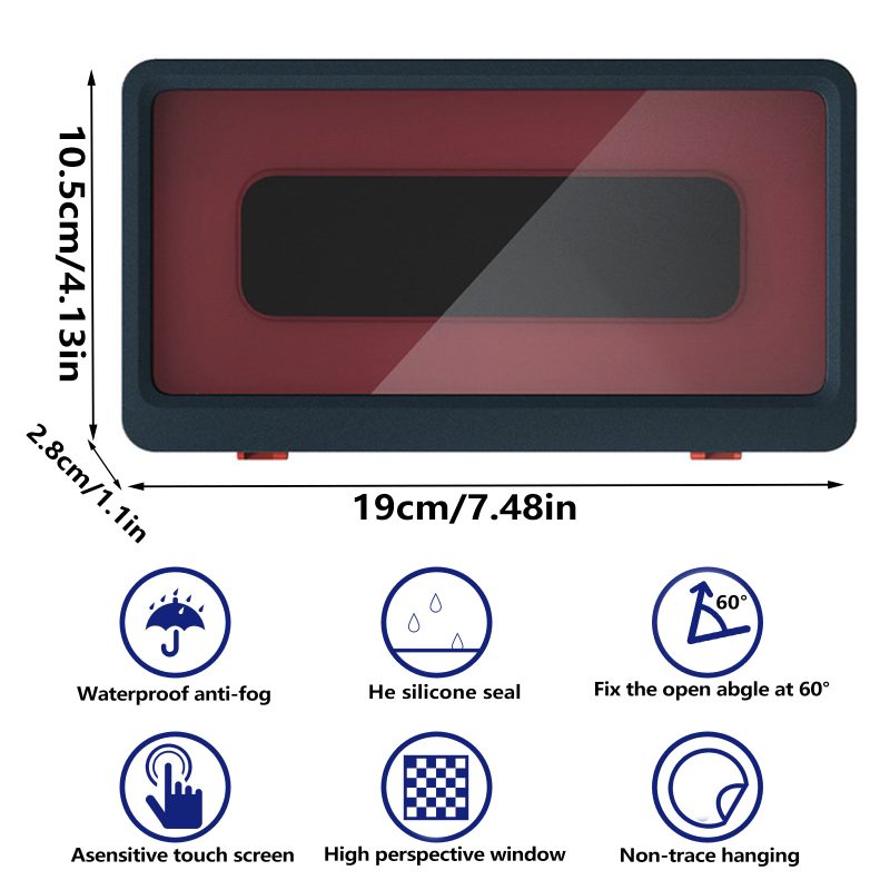 Waterproof Bathroom Mobile Phone Holder - Image 7