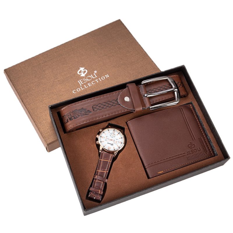 Creative Wallet Leather Belt Set - Image 4