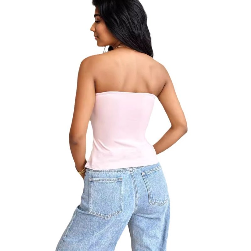 Sleeveless Vest Tube Top - Image 3