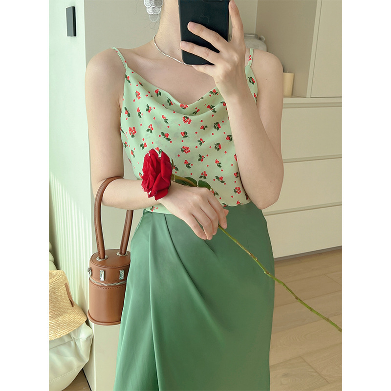 Print Vest Sleeveless Top