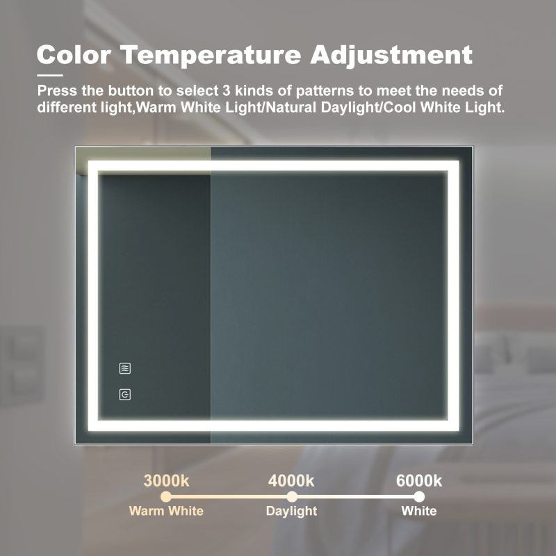 Vanity Mirror With Focusing Back Panel - Image 6