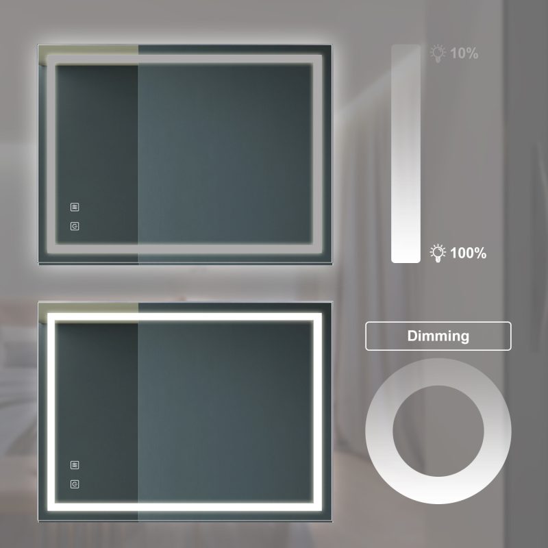 Vanity Mirror With Focusing Back Panel - Image 3