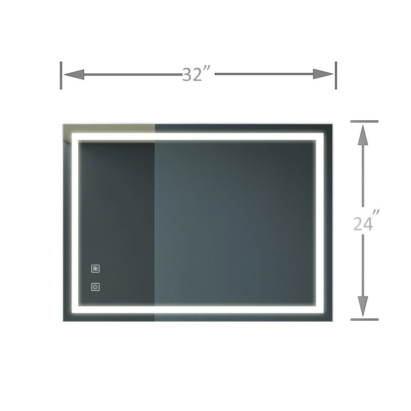 Vanity Mirror With Focusing Back Panel - Image 9