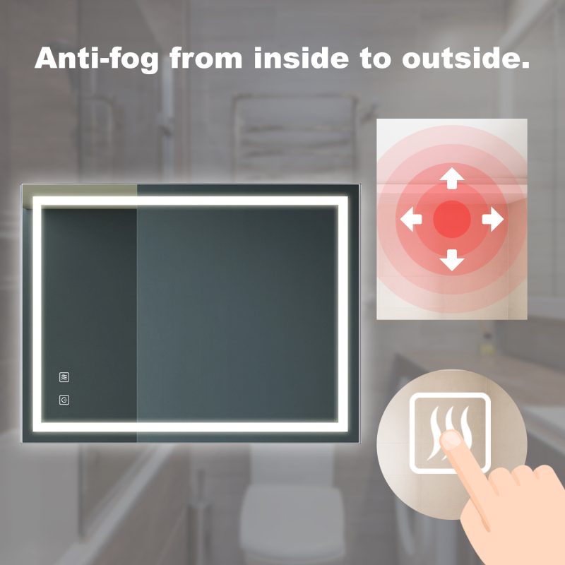 Vanity Mirror With Focusing Back Panel - Image 10