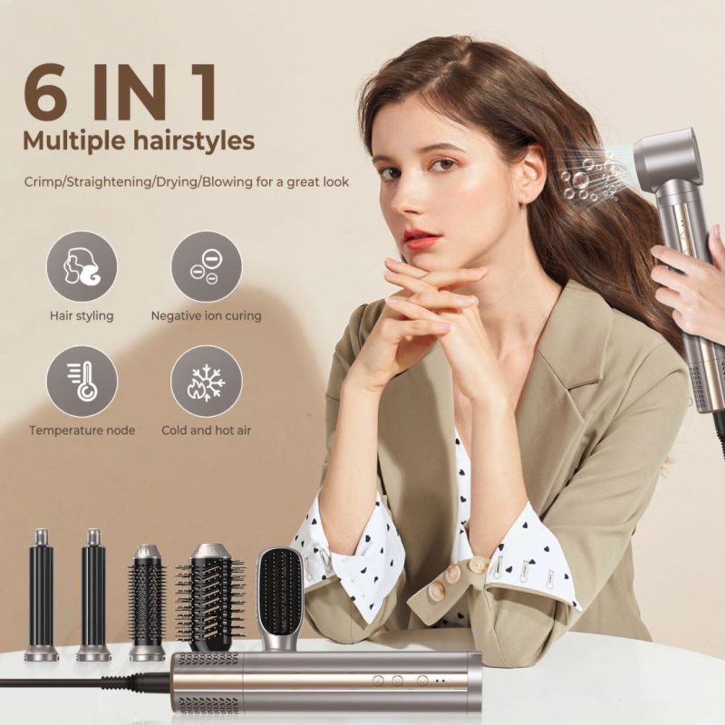 6-in-1 Multi-Functional Hair Styling Device