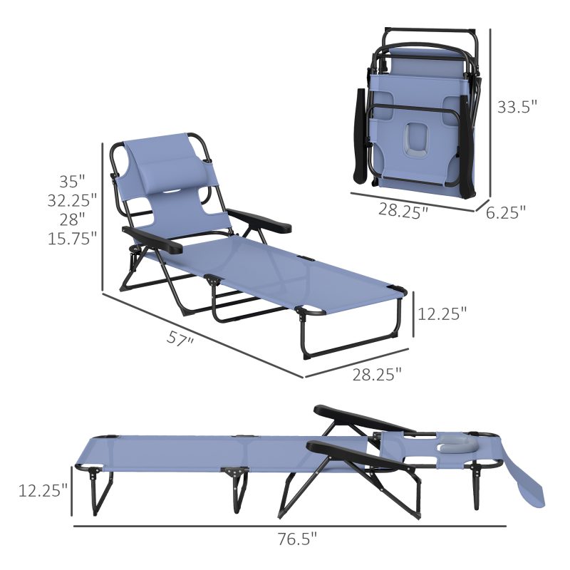 Long Lounge Beach Chairs - Image 3