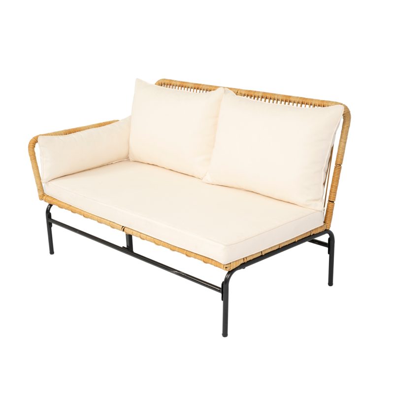 3 Pieces Outdoor Patio Wicker Table And Sofa Chairs - Image 8