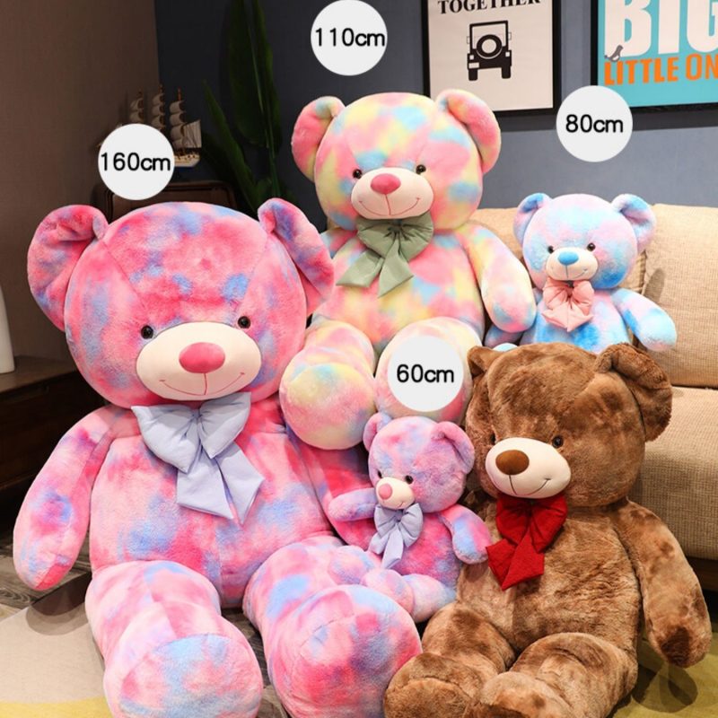 Teddy Bear Sleeping Throw Plush Toy - Image 5