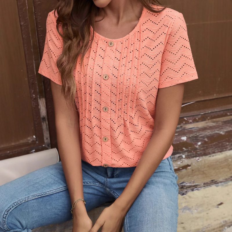 Casual Round Neck Shirts - Image 7
