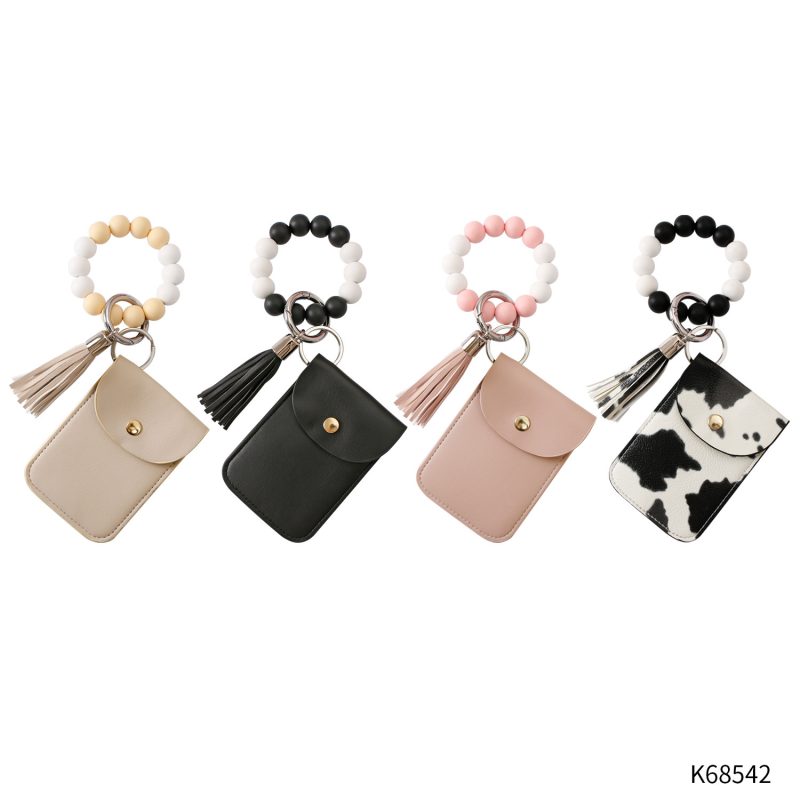 Silicone Bead Wrist Keychain Coin Purse - Image 5
